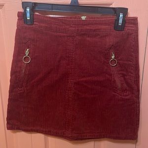 Forever 21 Dark Orange Short Skirt Size Small